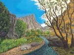 Aravaipa Canyon - Arizona Painted in Acrylic