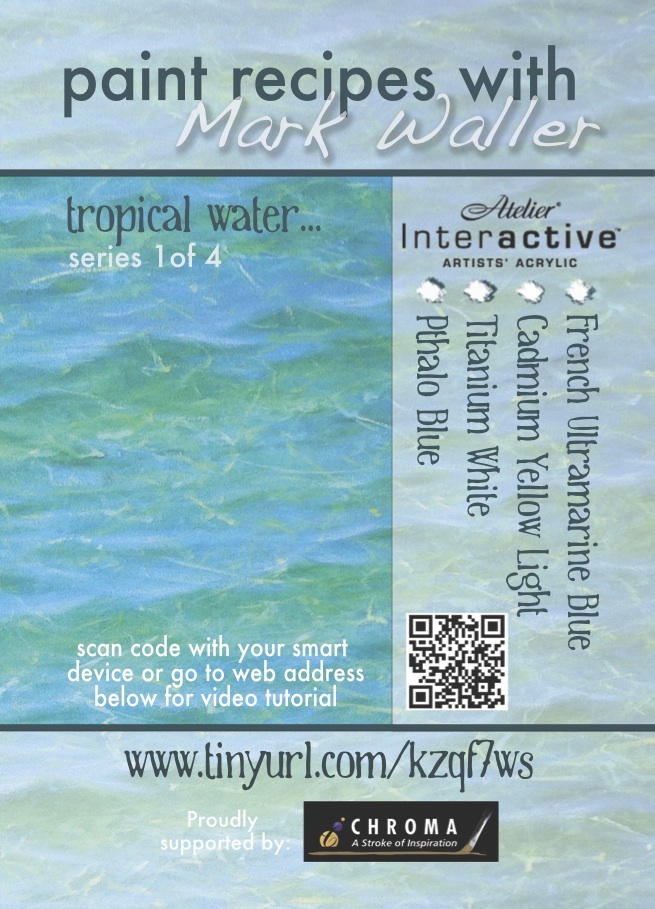 to learn how to paint amazing tropical water like this, click here to download your free color mixing recipe!