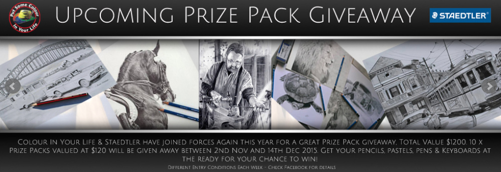 upcoming prize pack giveaway with Staedtler and Colour In Your Life.  See CIYL Facebook page for details.