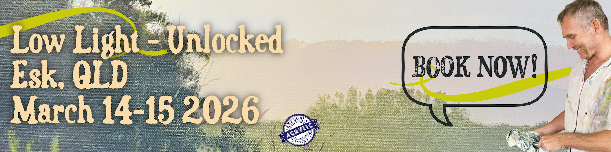 March Esk 26 Book now banner