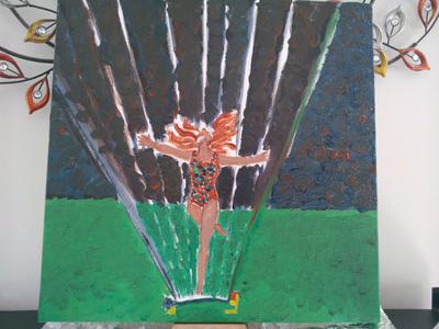 Under painting for Breaking Through