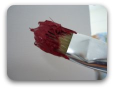 One of the 3 functions of your paintbrush, scooping the paint. One of the 3 functions of your paintbrush, scooping the paint.