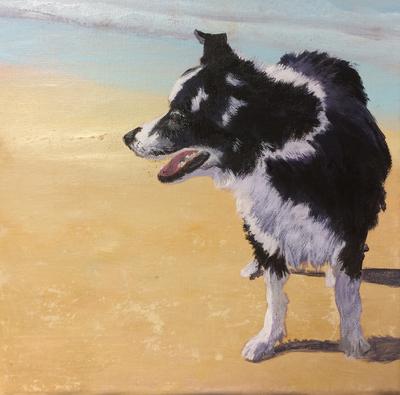 Charlie on the beach