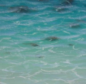 Water outlet acrylic painting