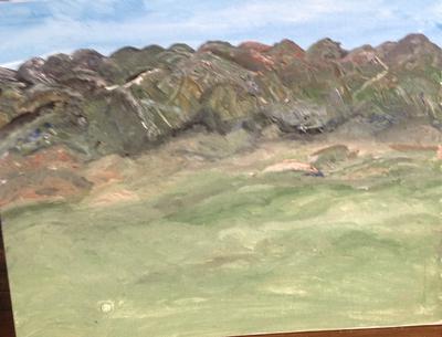 Mountains in the sky