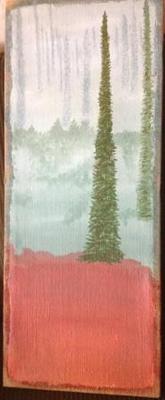 Owl on Burlap - detail