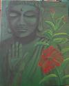 Buddha and Hibiscus