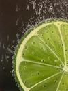 Lime in Seltzer Water