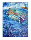 Parrotfish painting